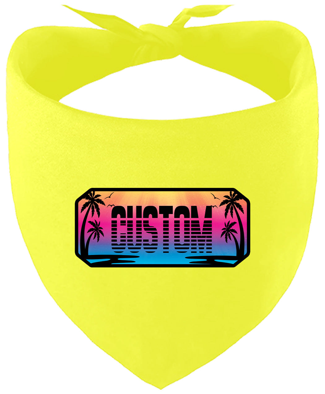 Custom Beach Shades Pet Bandana