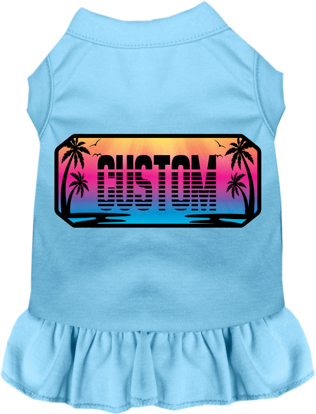 Custom Beach Shades Pet Dress