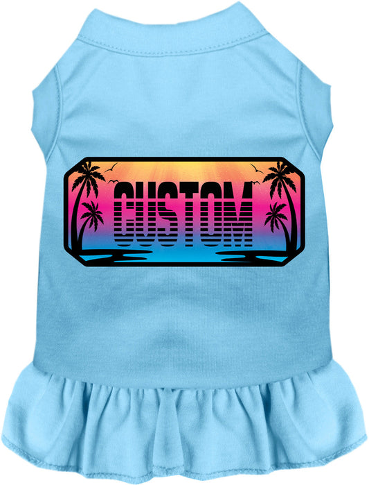 Custom Beach Shades Pet Dress