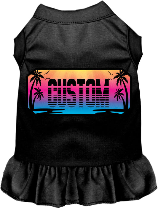 Custom Beach Shades Pet Dress