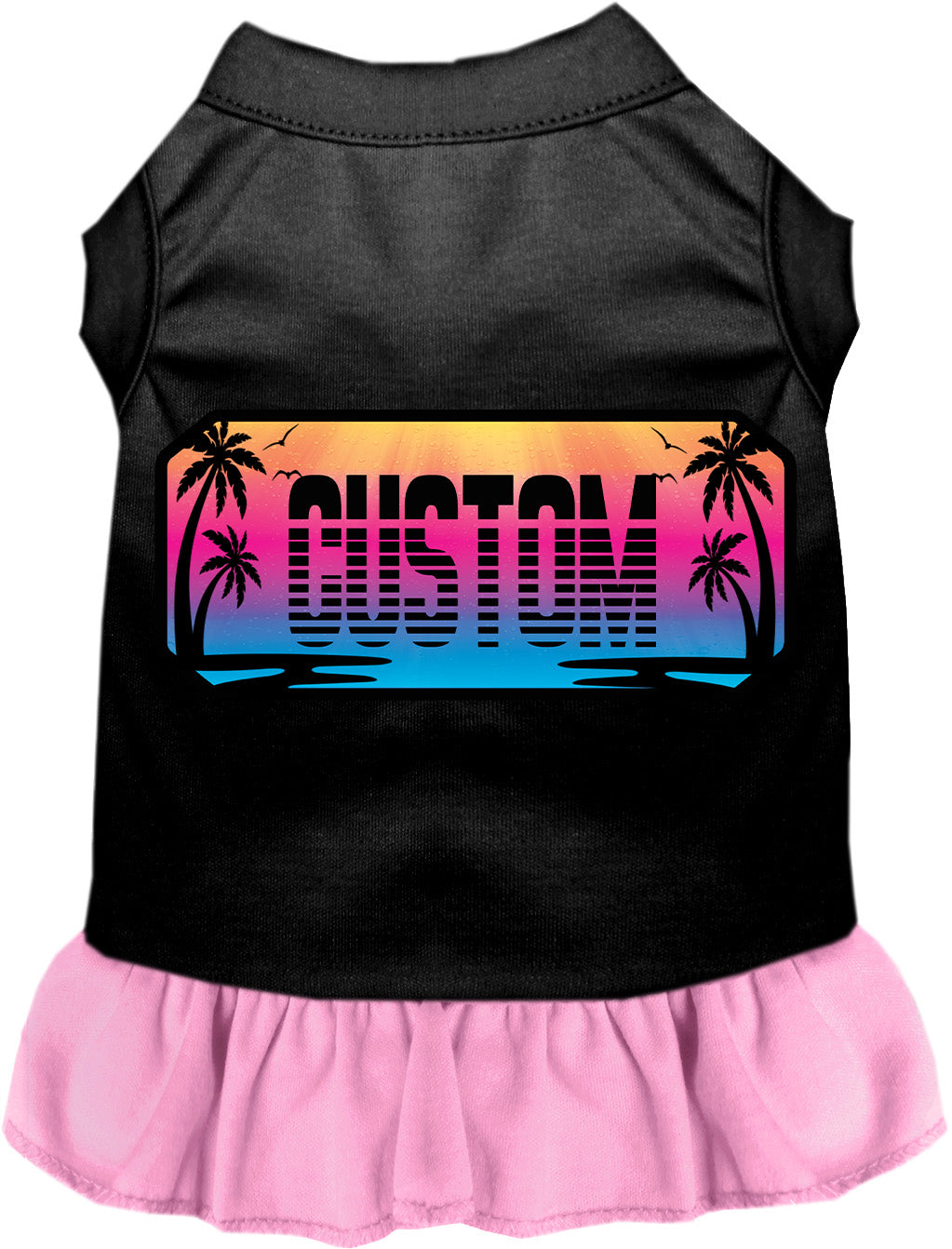 Custom Beach Shades Pet Dress