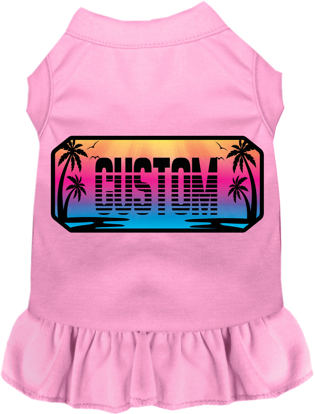 Custom Beach Shades Pet Dress