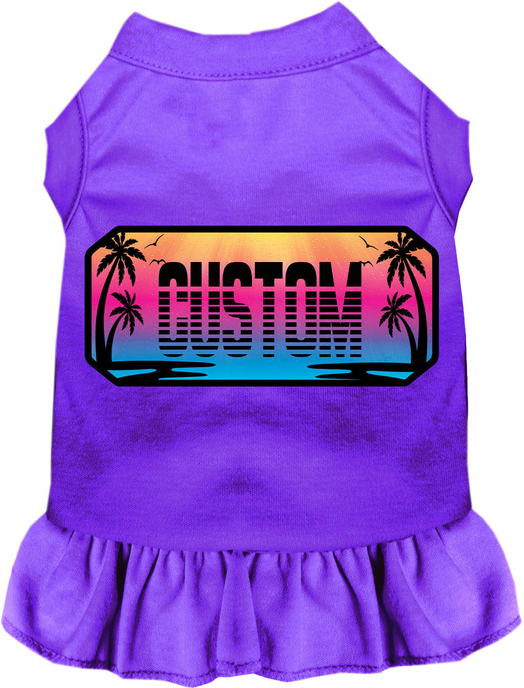 Custom Beach Shades Pet Dress