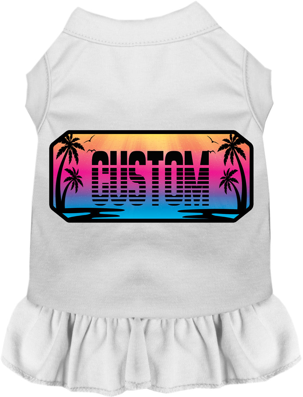 Custom Beach Shades Pet Dress