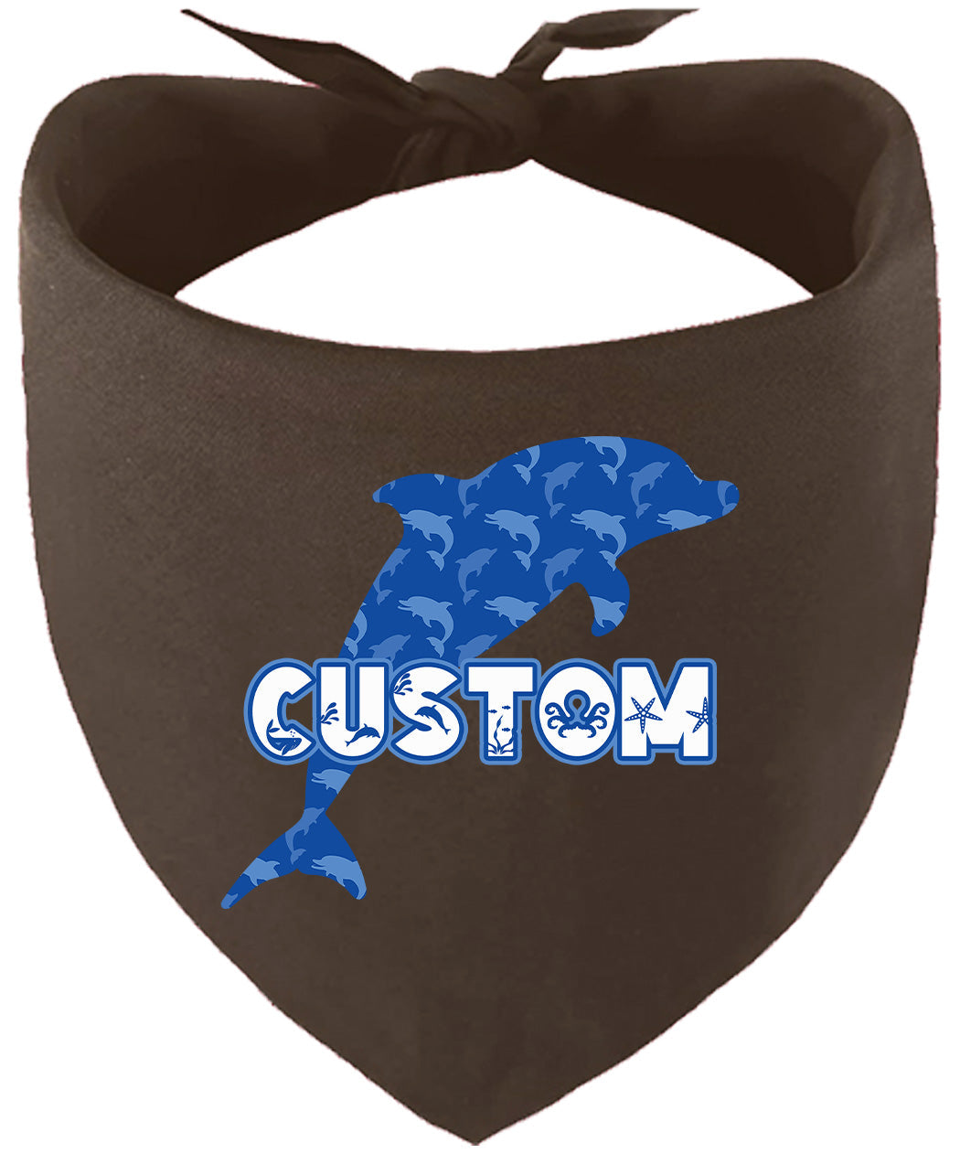 Custom Blue Dolphins Pet Bandana