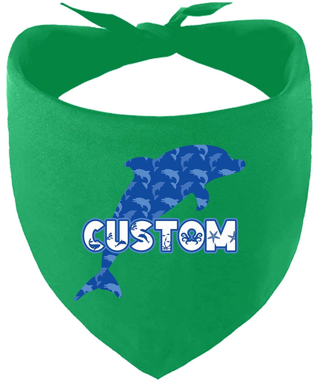 Custom Blue Dolphins Pet Bandana