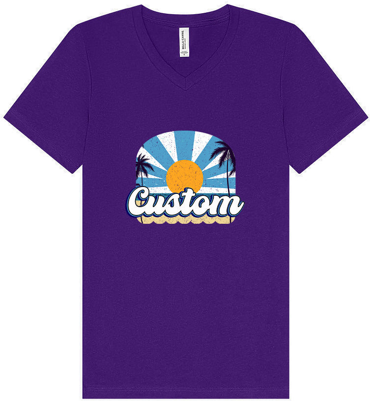 Custom Coast Unisex V-Neck Shirt