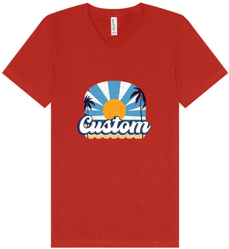 Custom Coast Unisex V-Neck Shirt