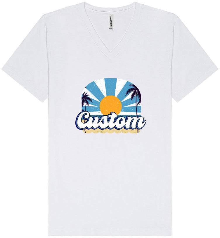 Custom Coast Unisex V-Neck Shirt