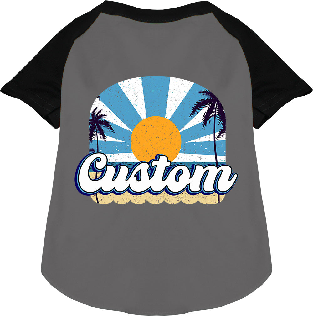 Custom Coast Pet Raglan Shirts