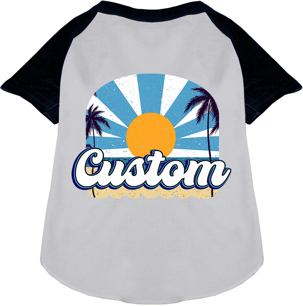 Custom Coast Pet Raglan Shirts