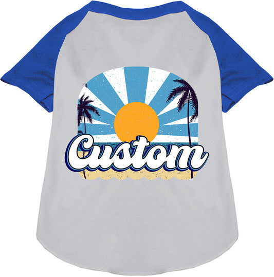 Custom Coast Pet Raglan Shirts