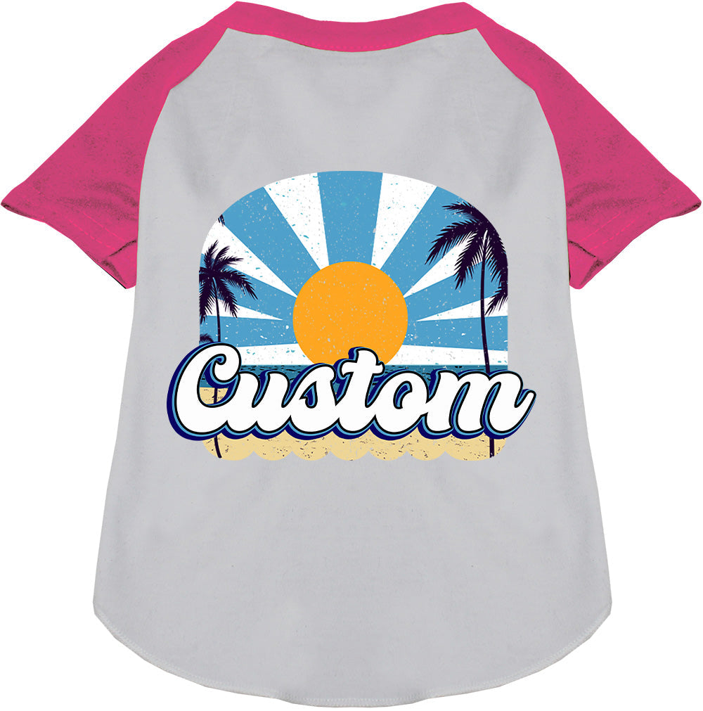 Custom Coast Pet Raglan Shirts