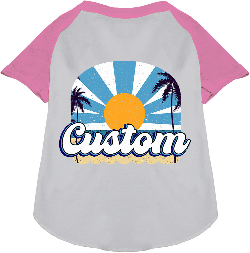 Custom Coast Pet Raglan Shirts