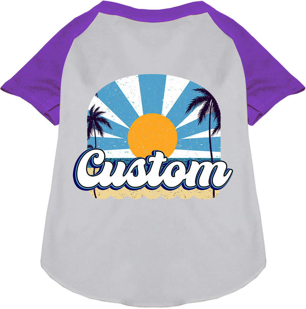 Custom Coast Pet Raglan Shirts