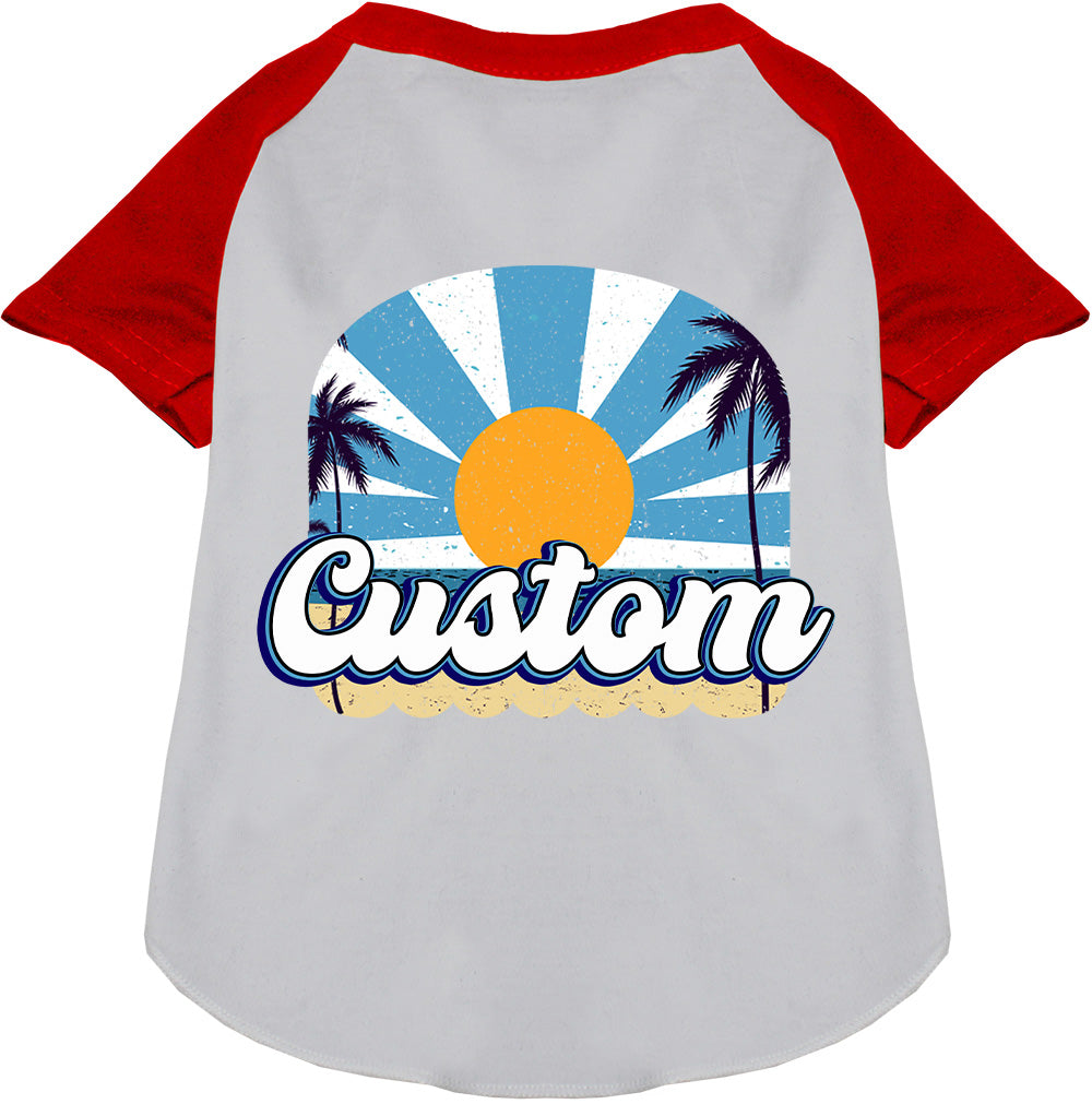 Custom Coast Pet Raglan Shirts