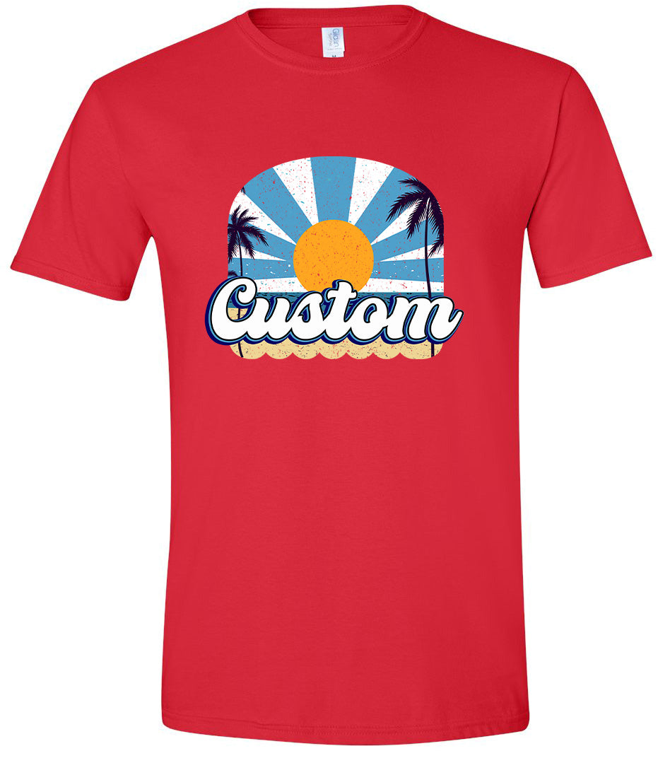 Custom Coast Adult Gildan Soft Shirt