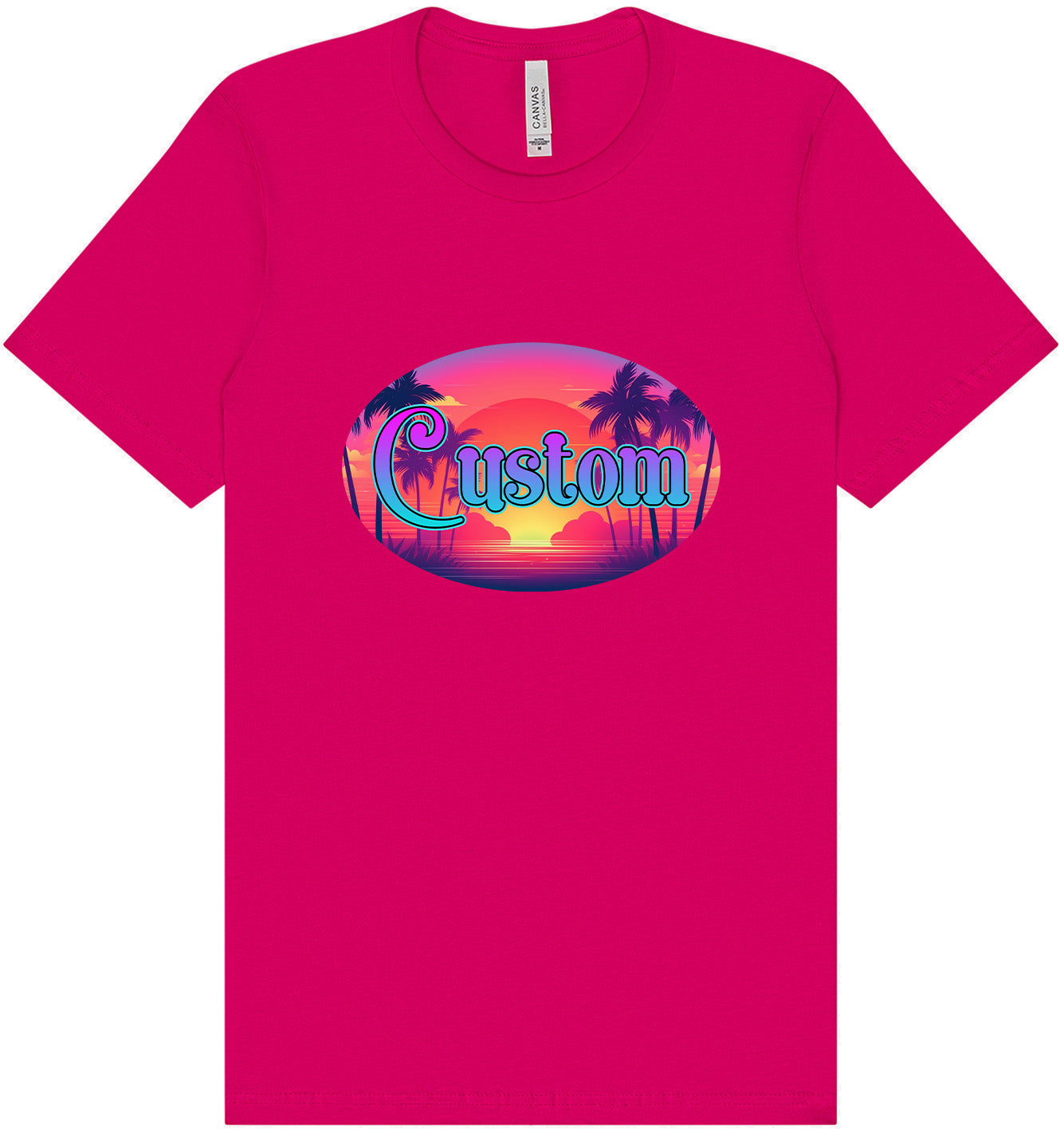 Custom Classic Beach Adult Bella Canvas Shirt