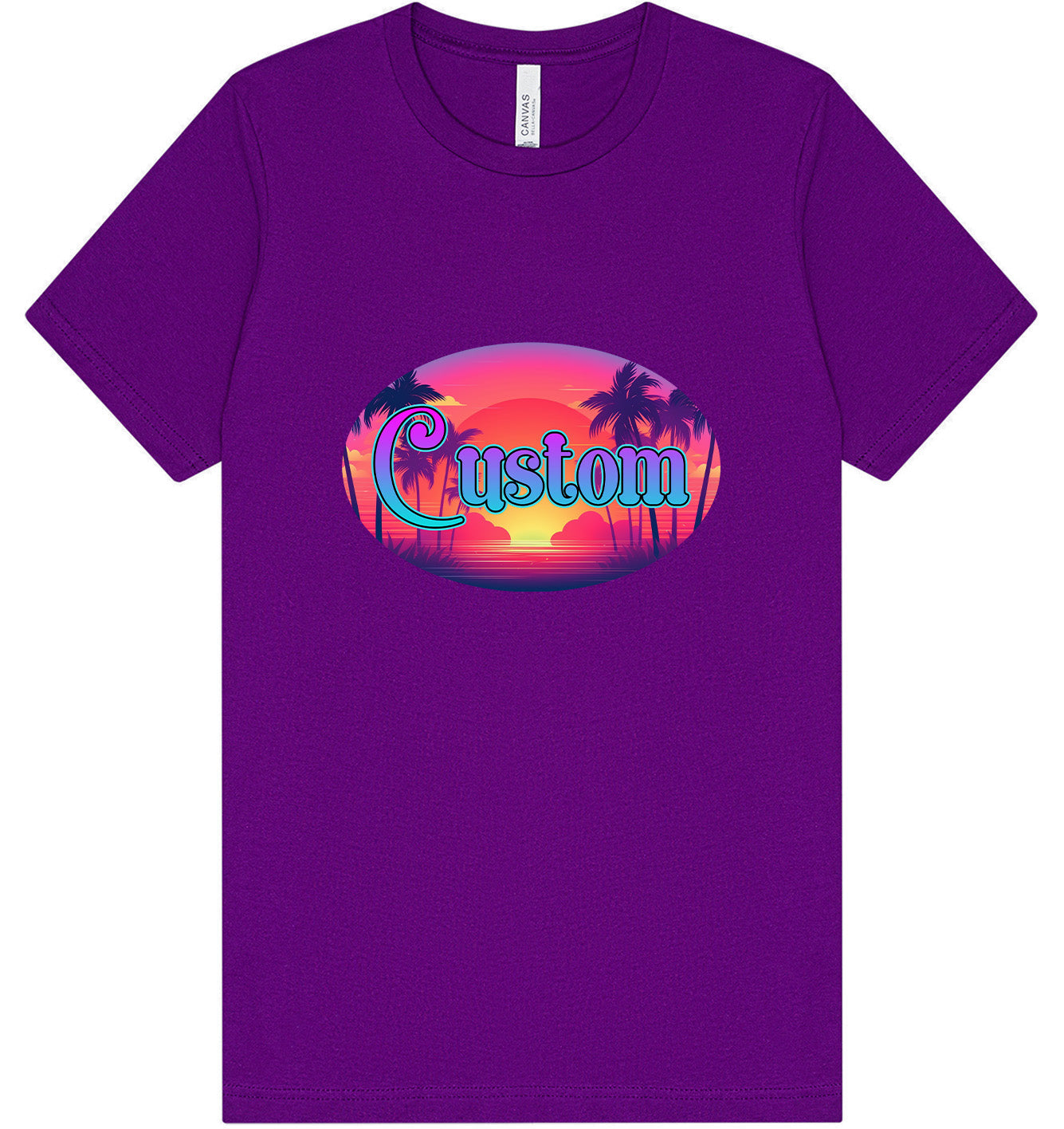 Custom Classic Beach Adult Bella Canvas Shirt