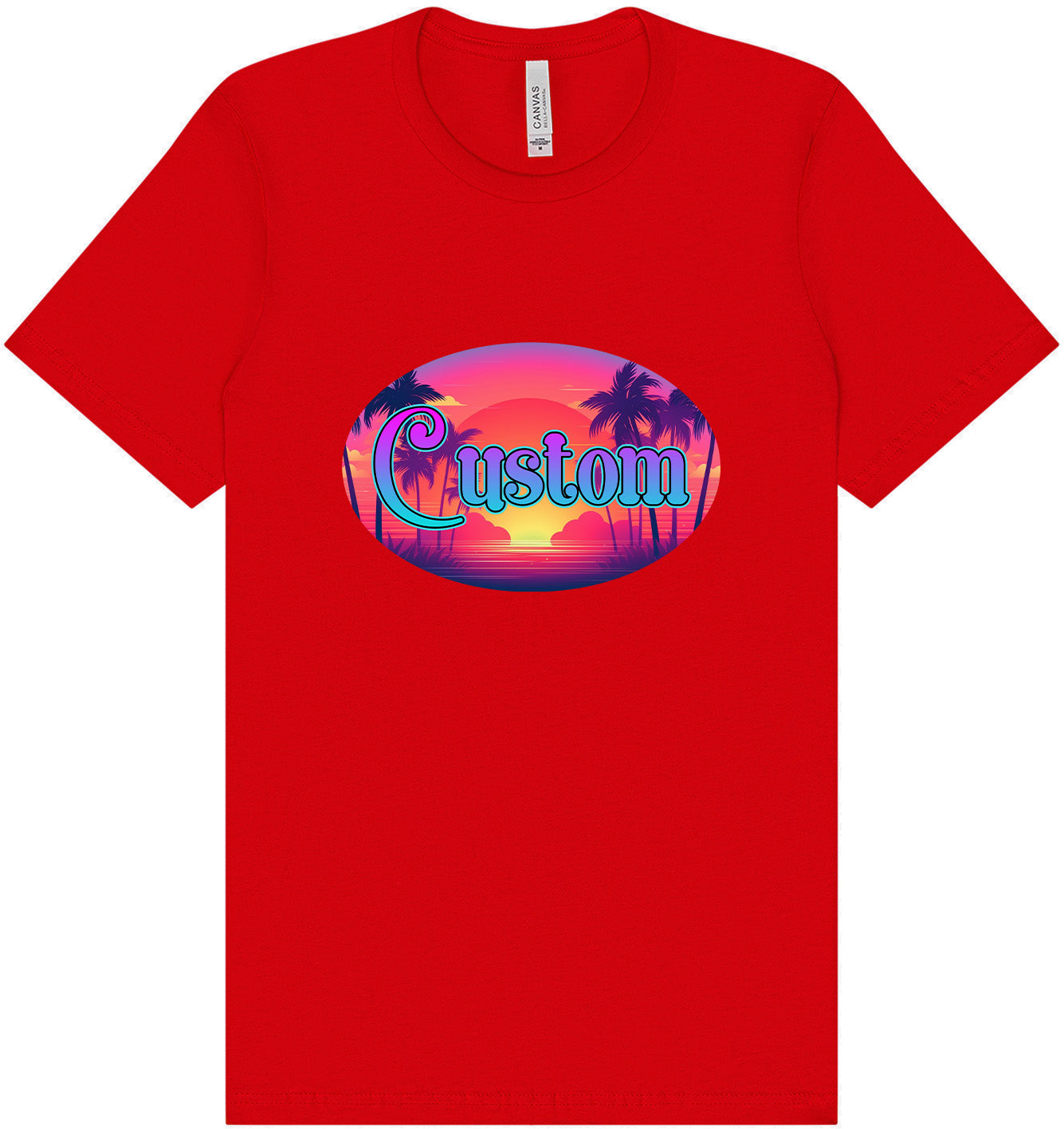 Custom Classic Beach Adult Bella Canvas Shirt