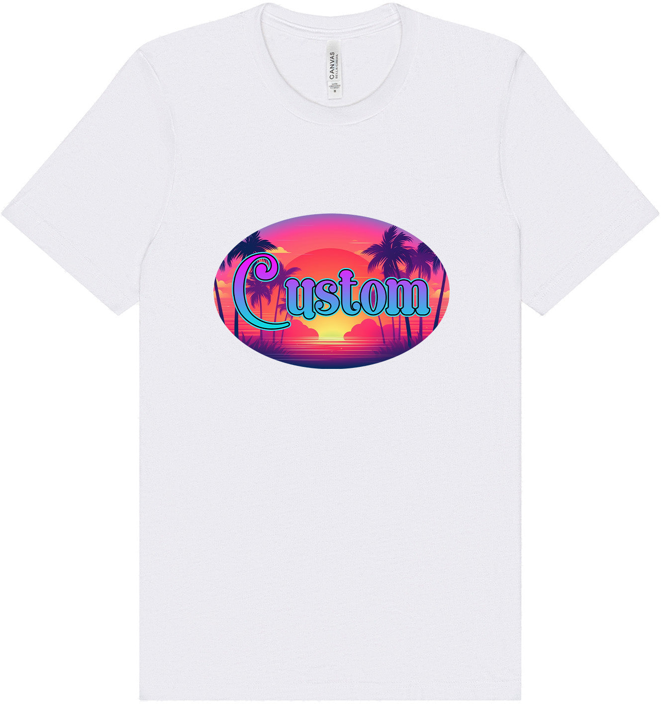 Custom Classic Beach Adult Bella Canvas Shirt
