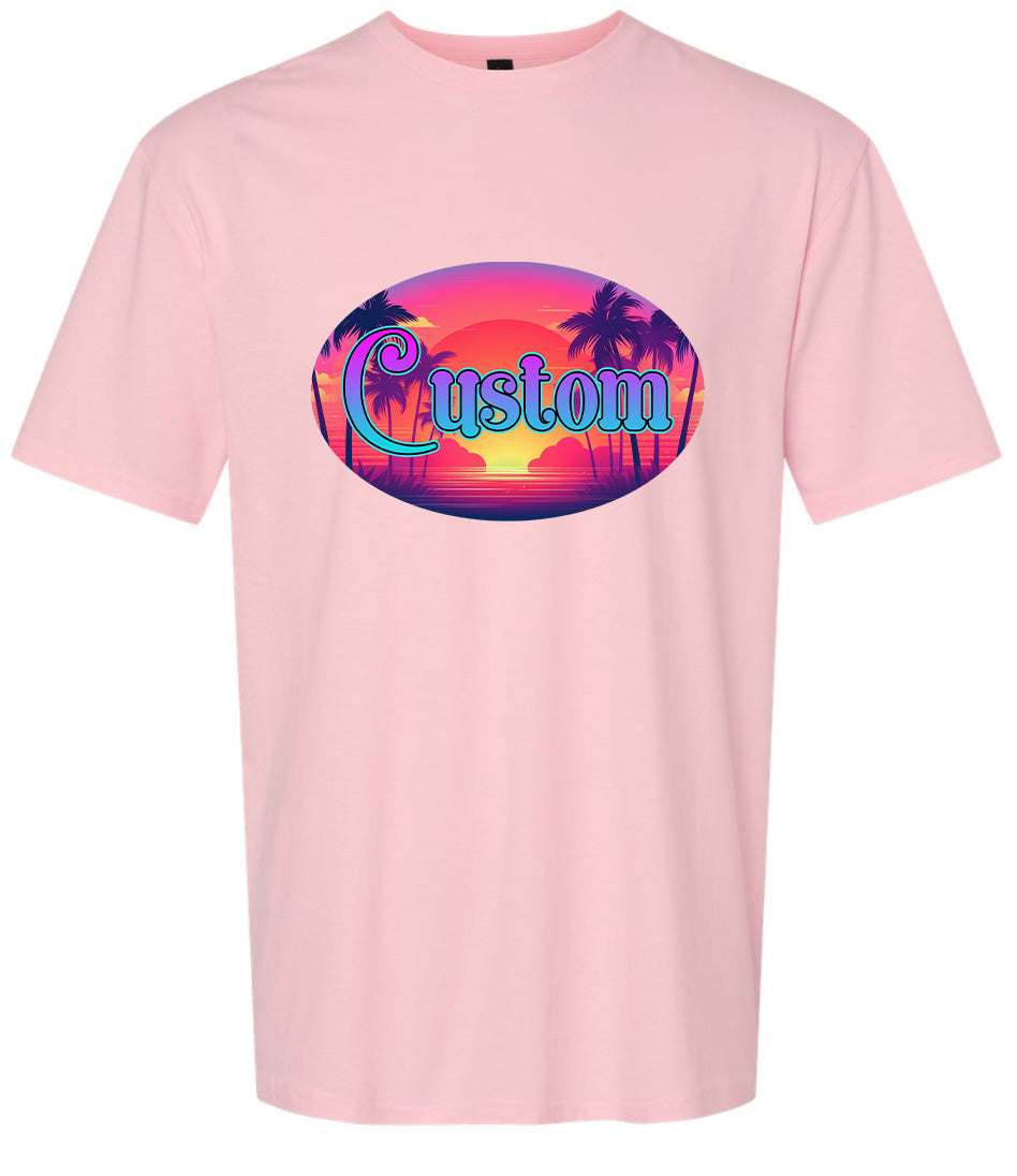 Custom Classic Beach Adult Gildan Soft Shirt