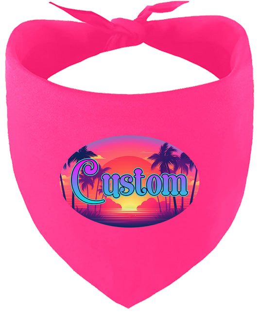 Custom Classic Beach Pet Bandana