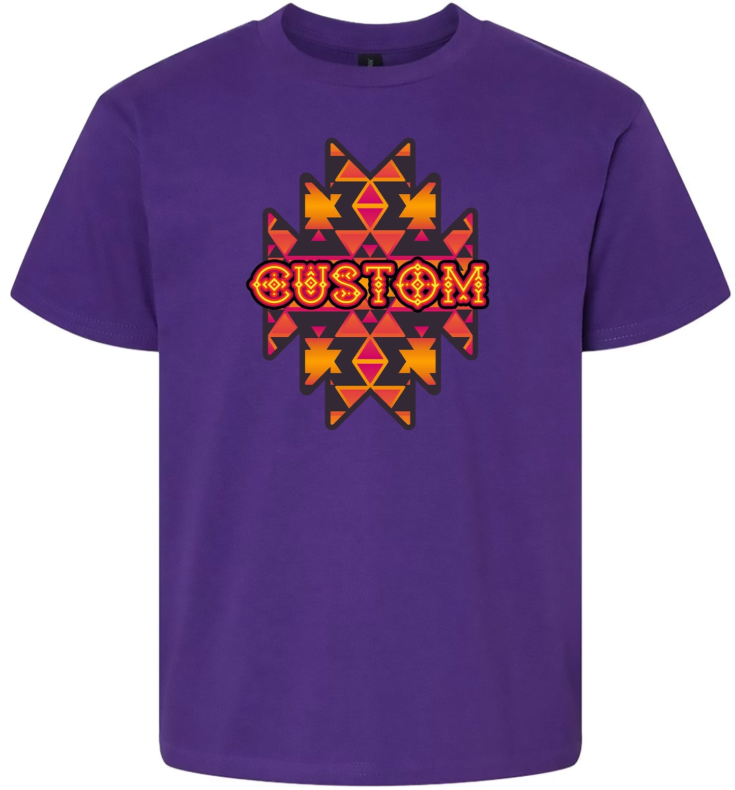 Custom Navajo Tribal Children's Gildan Soft Shirt