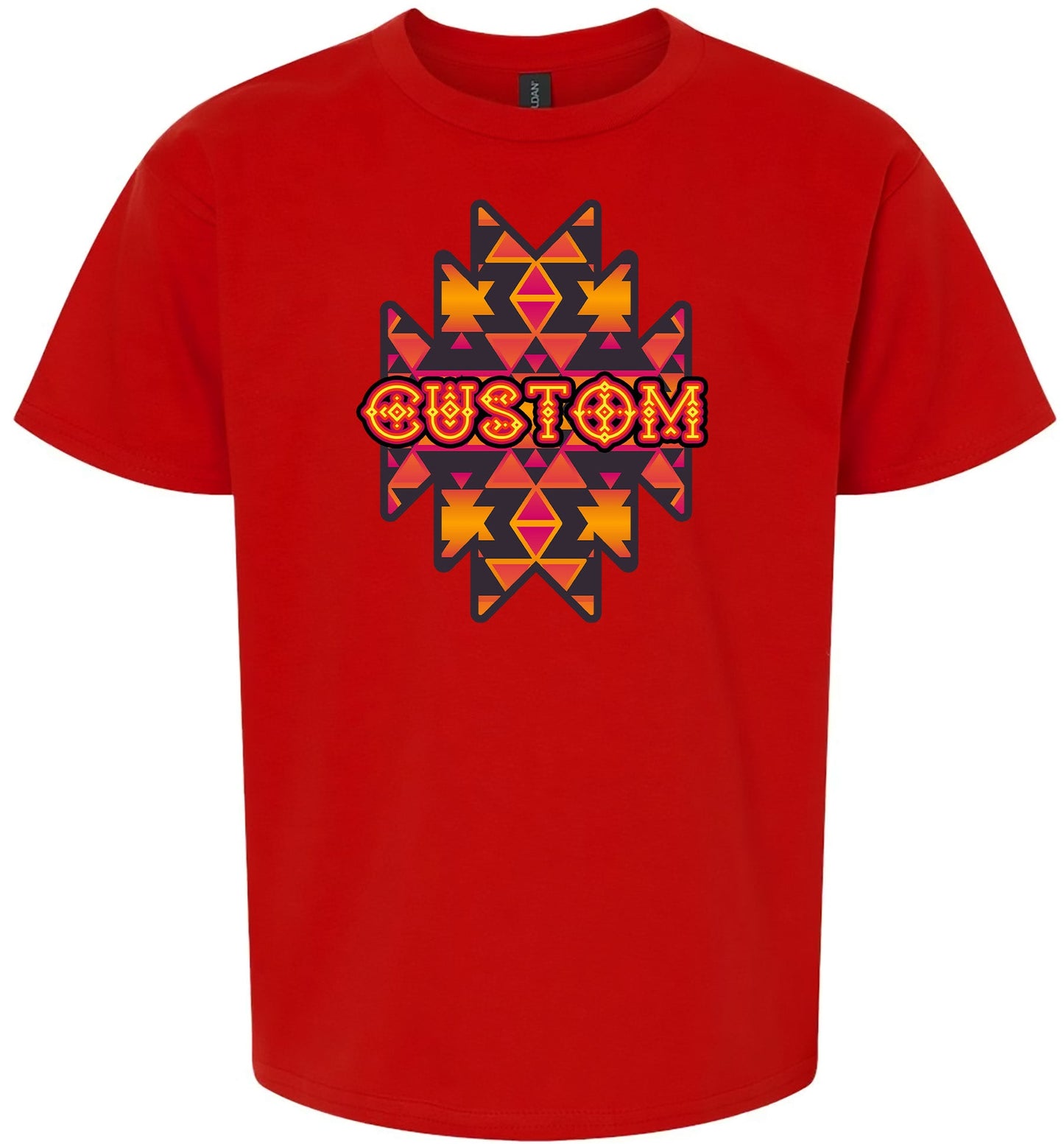 Custom Navajo Tribal Children's Gildan Soft Shirt