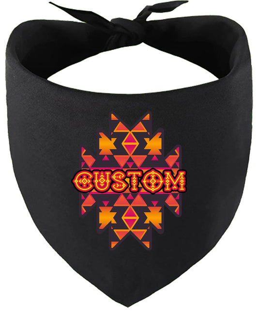 Custom Navajo Tribal Pet Bandana