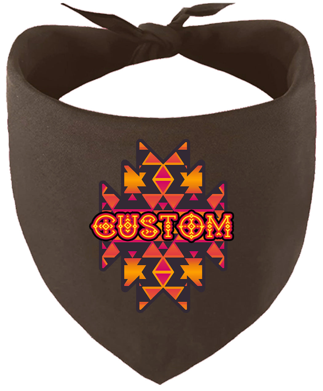 Custom Navajo Tribal Pet Bandana