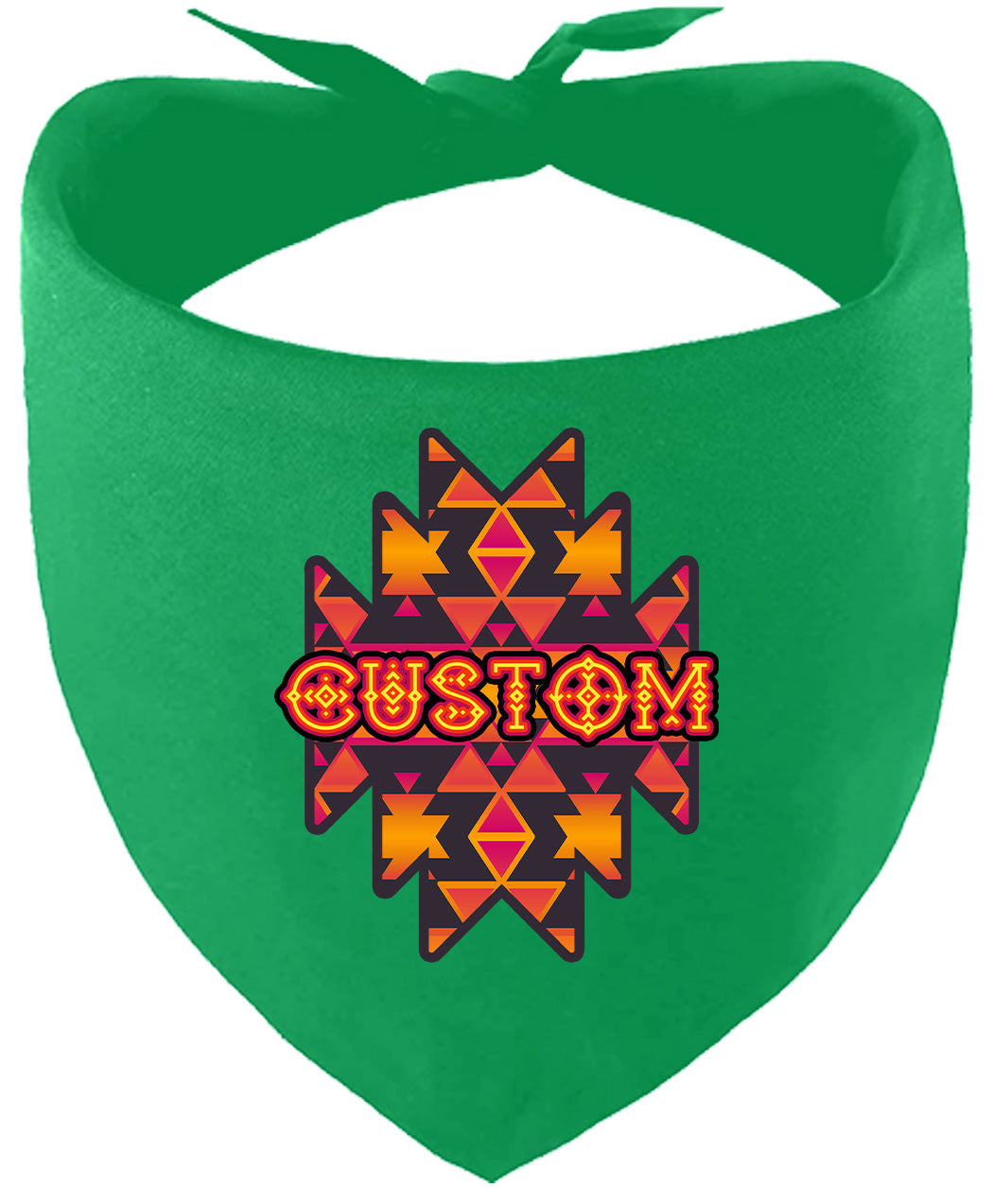 Custom Navajo Tribal Pet Bandana