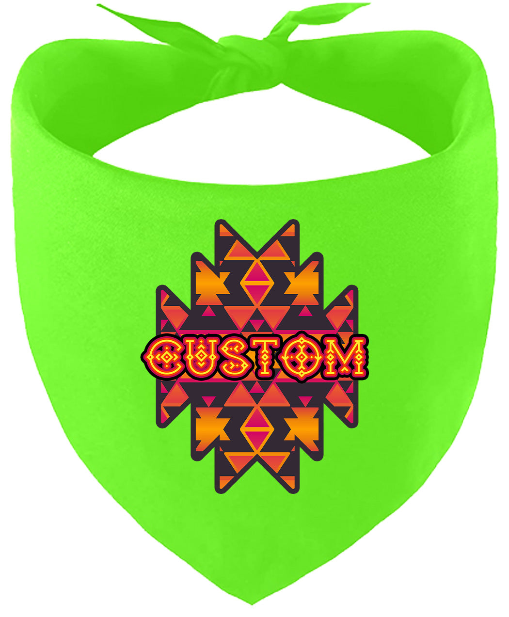 Custom Navajo Tribal Pet Bandana