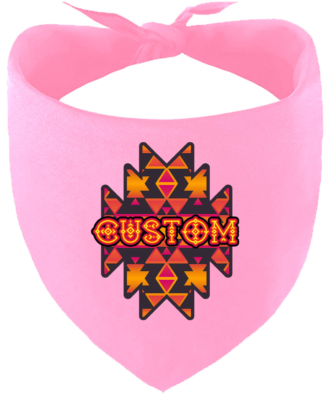 Custom Navajo Tribal Pet Bandana