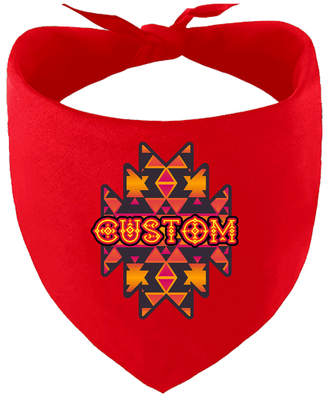 Custom Navajo Tribal Pet Bandana