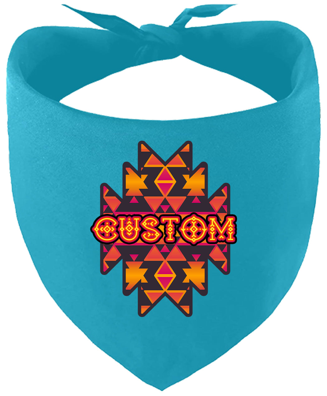Custom Navajo Tribal Pet Bandana