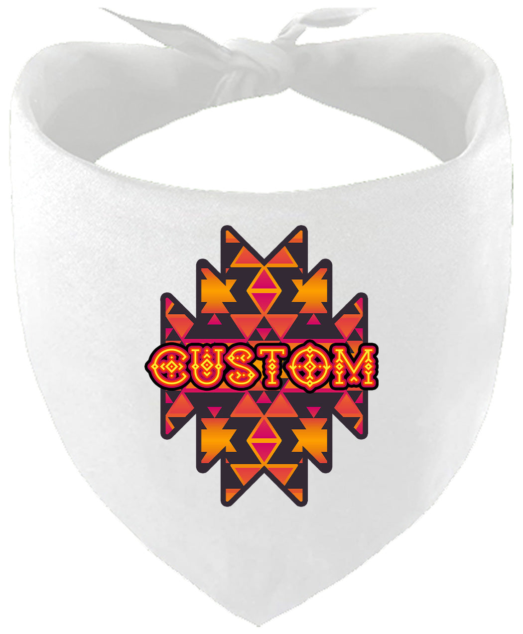 Custom Navajo Tribal Pet Bandana