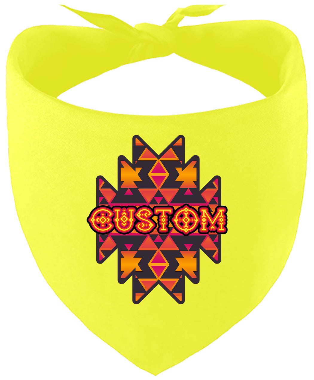 Custom Navajo Tribal Pet Bandana