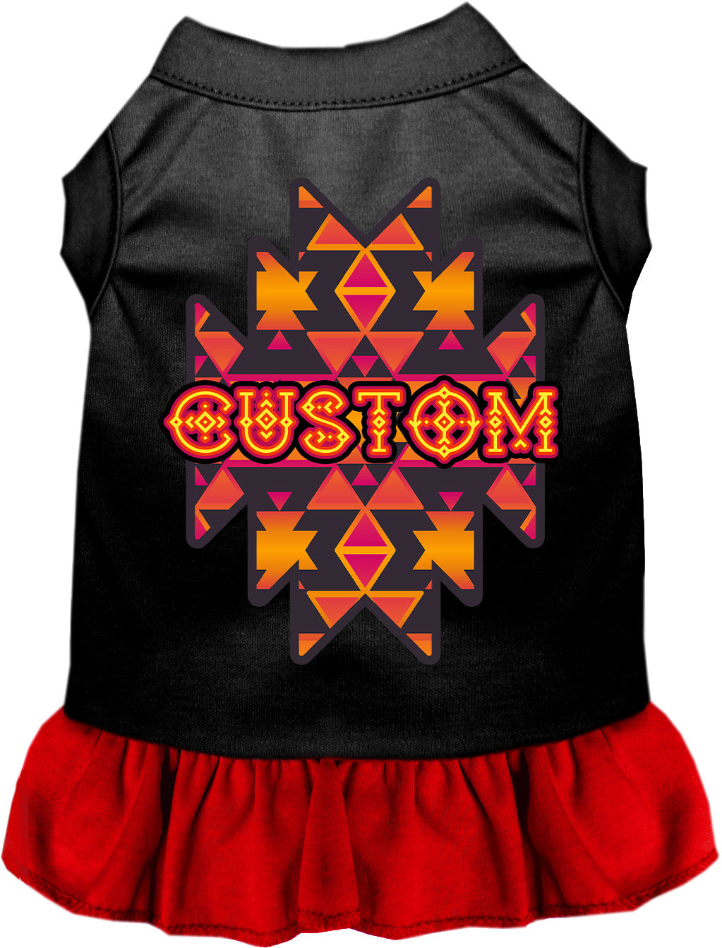 Custom Navajo Tribal Pet Dress