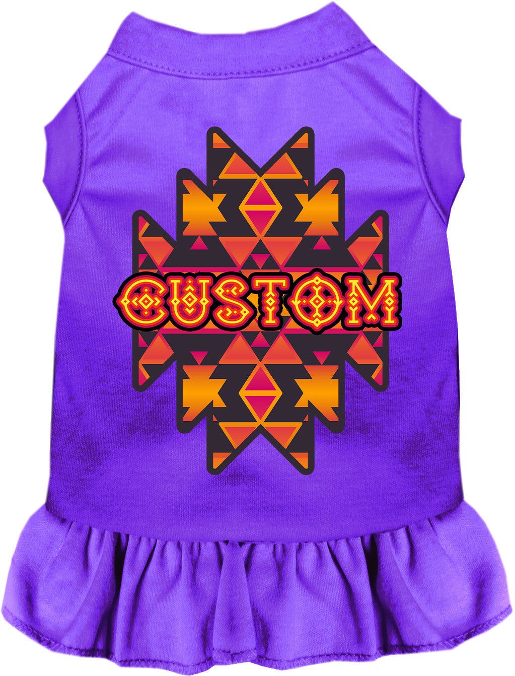 Custom Navajo Tribal Pet Dress