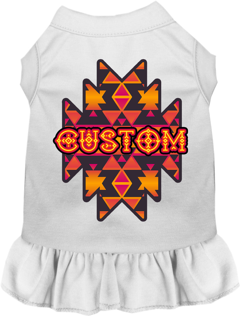Custom Navajo Tribal Pet Dress