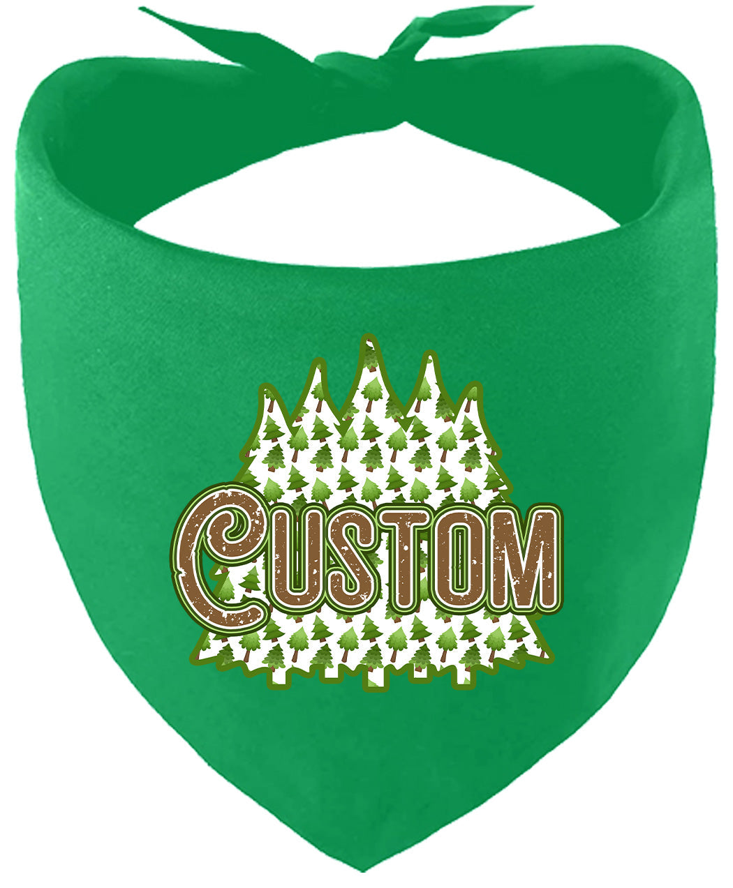 Custom Woodland Trees Pet Bandana