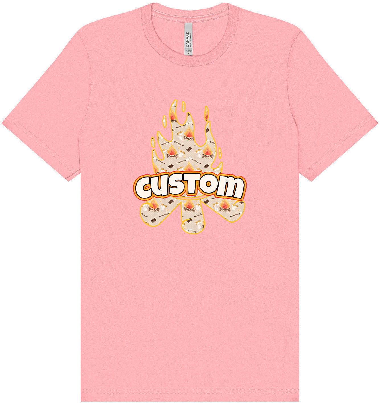 Custom Around the Campfire Adult Bella Canvas Shirt