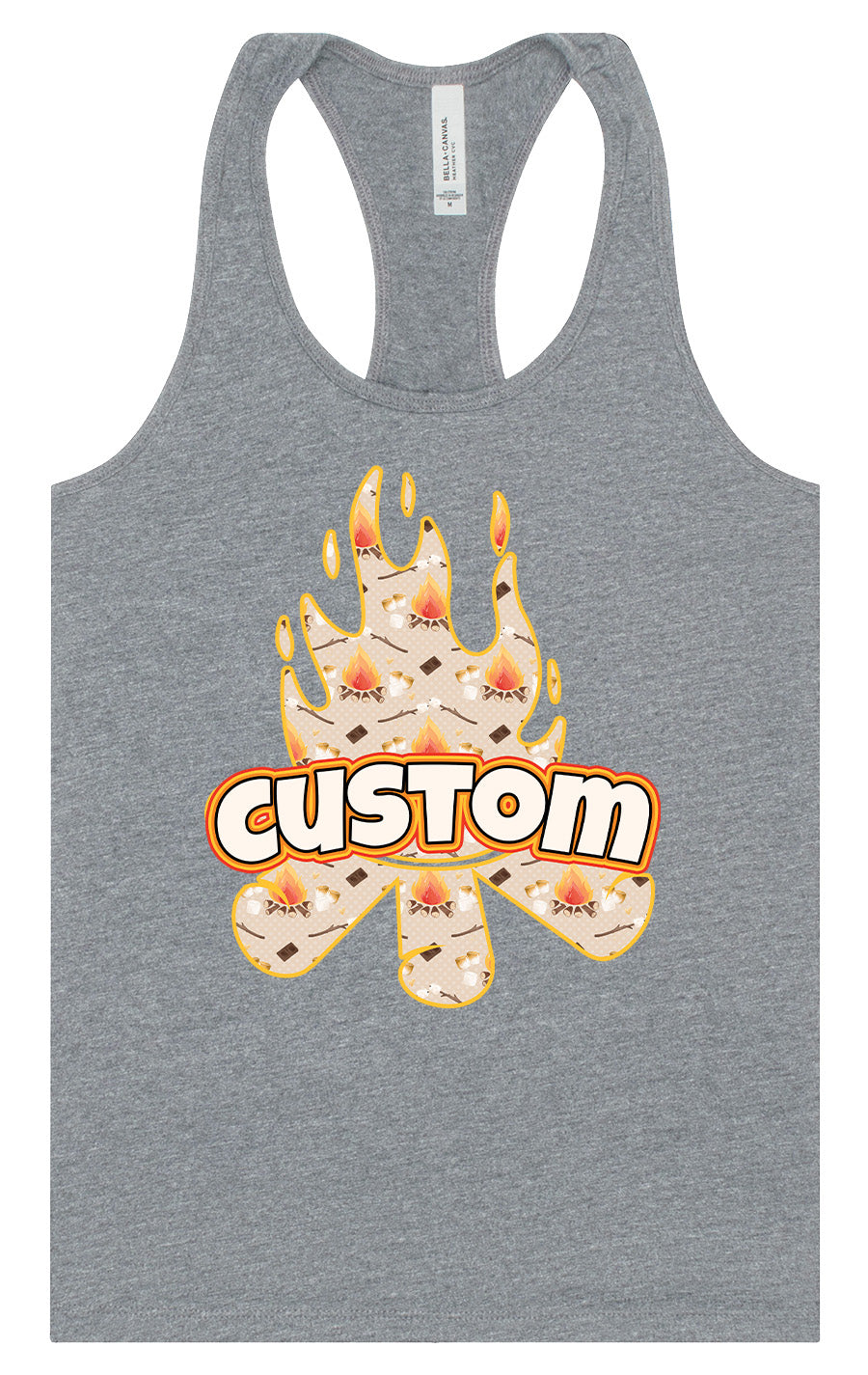 Custom Around the Campfire Women's Racerback Tank