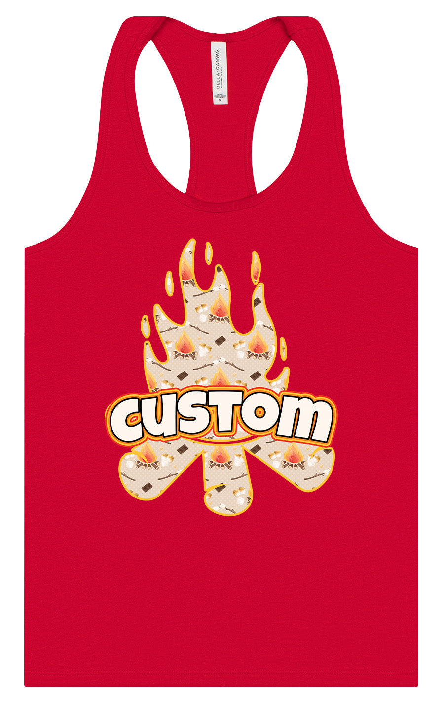 Custom Around the Campfire Women's Racerback Tank