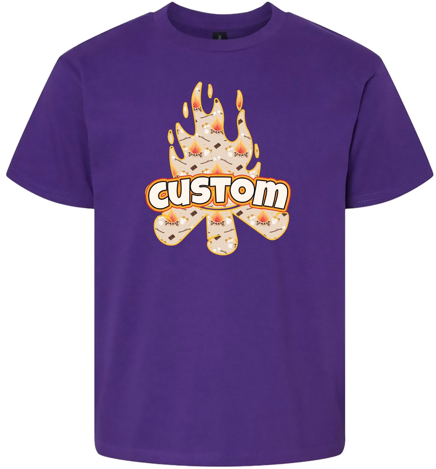 Custom Around the Campfire Children's Gildan Soft Shirt