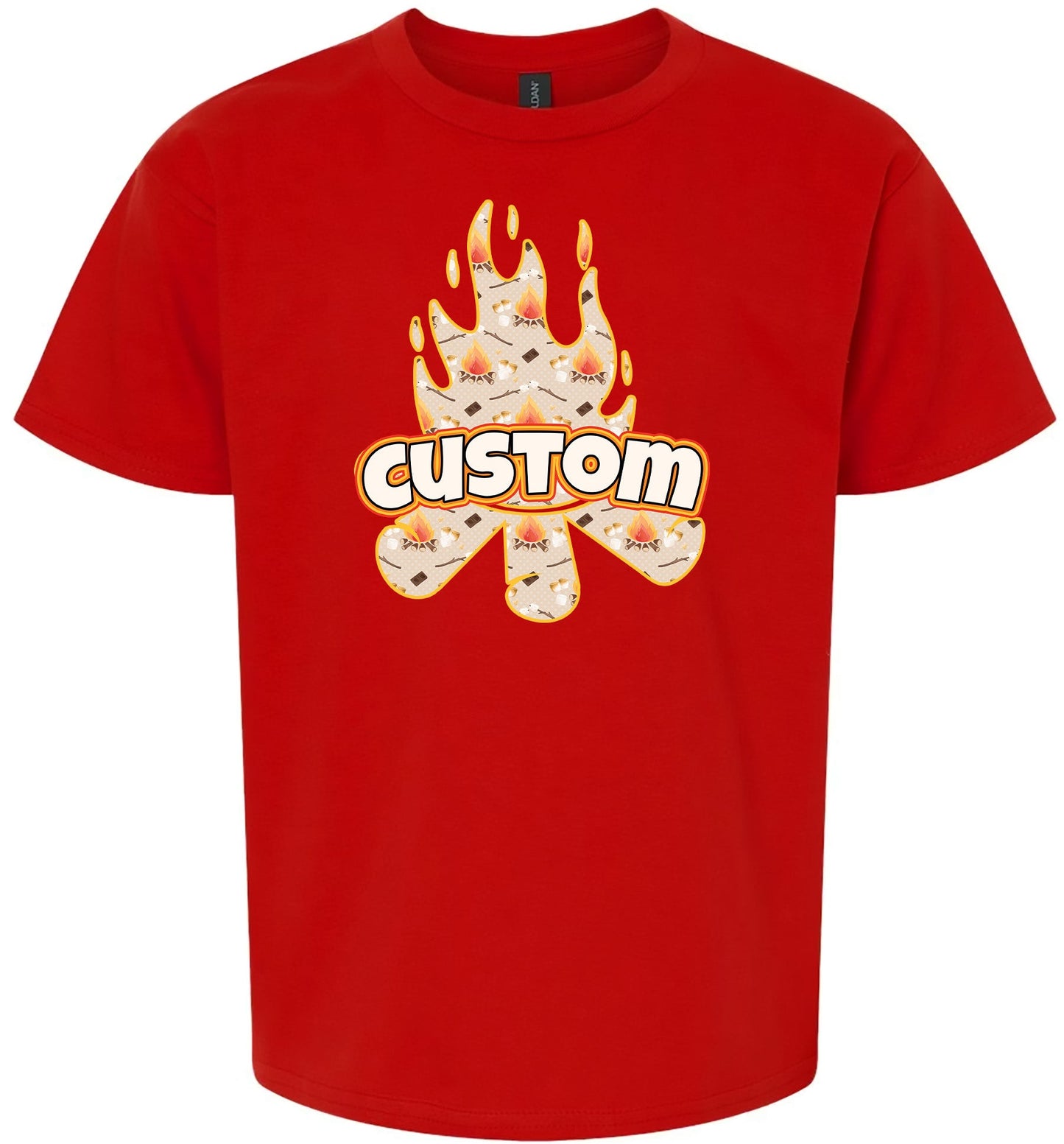 Custom Around the Campfire Children's Gildan Soft Shirt