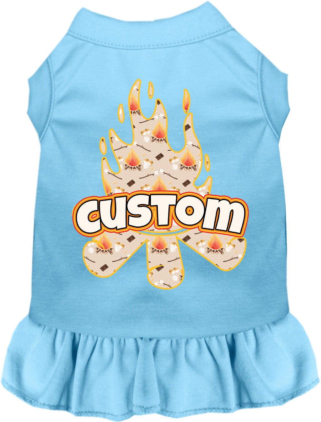 Custom Around the Campfire Pet Dress