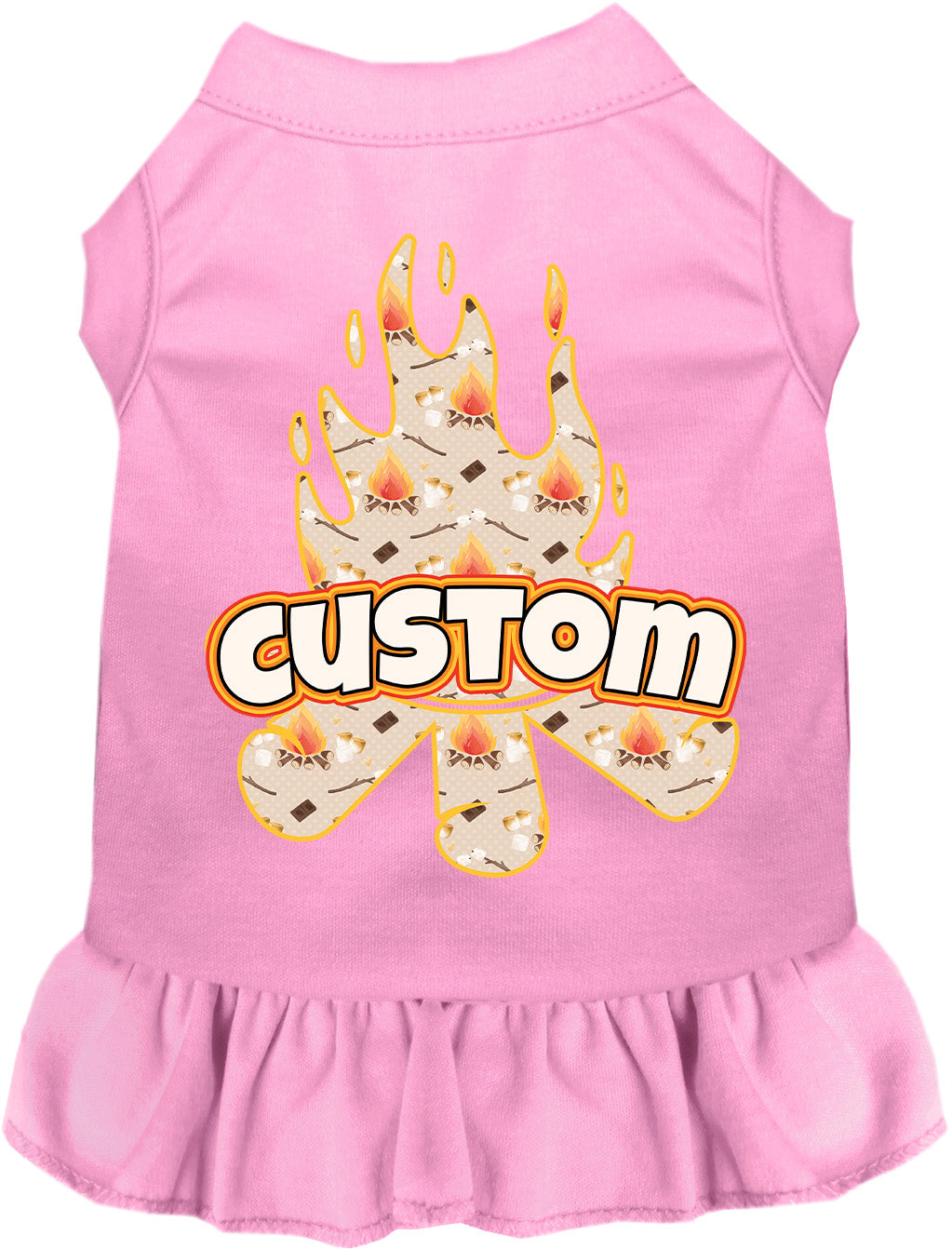 Custom Around the Campfire Pet Dress