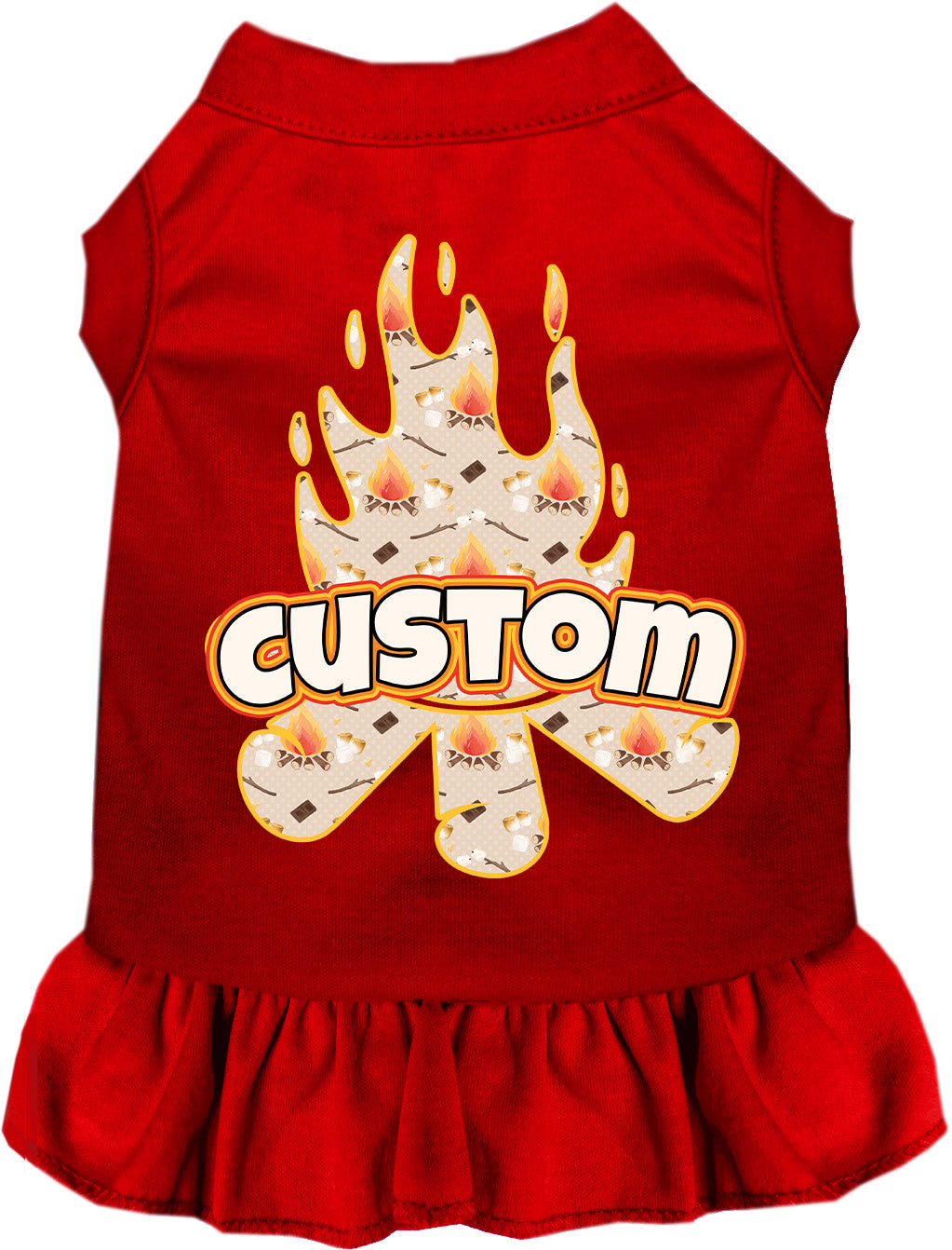 Custom Around the Campfire Pet Dress